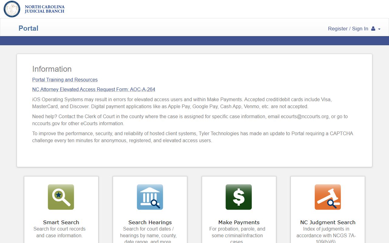 Currituck County court dockets legacy North Carolina online services menu
