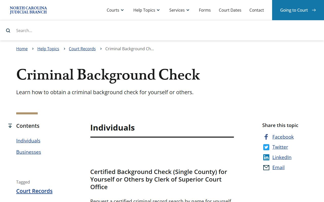 Currituck County criminal court records criminal background check help topic