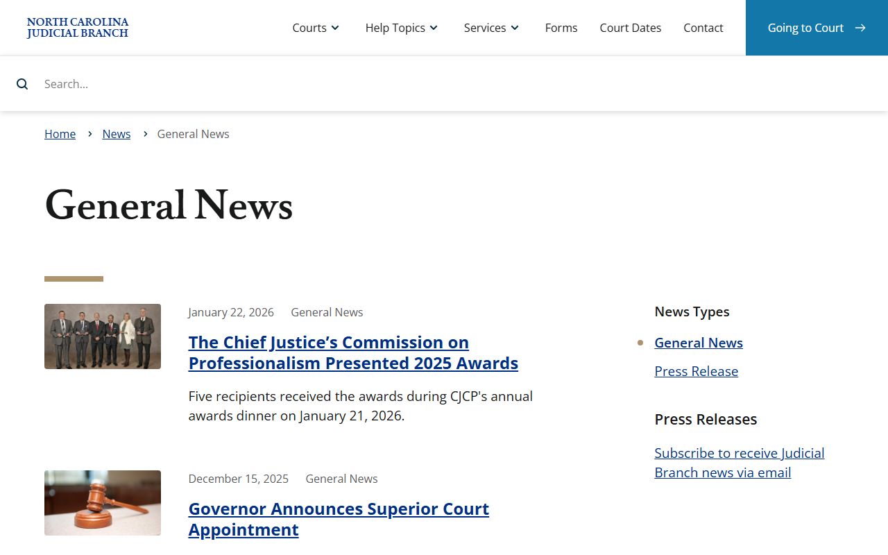 Currituck County Court records North Carolina Judicial Branch general news archive